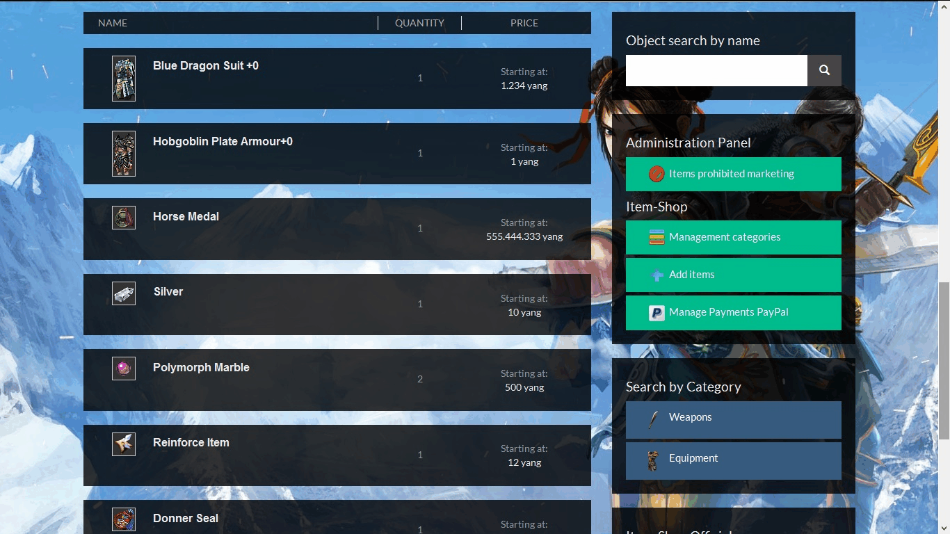 [Stabil] Metin2CMS Item Market for Players - Mesaj 1 - Imagine 7