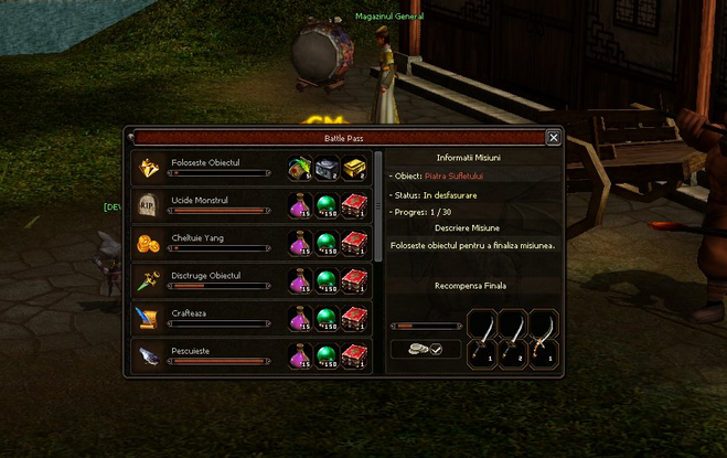 UI Design Battlepass Simplu Rework - Mesaj 1 - Imagine 1