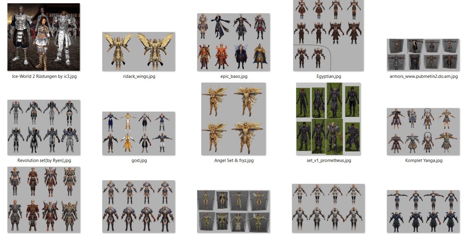 [Mega-Pack] Seturi de Armuri FULL - Mesaj 1 - Imagine 1