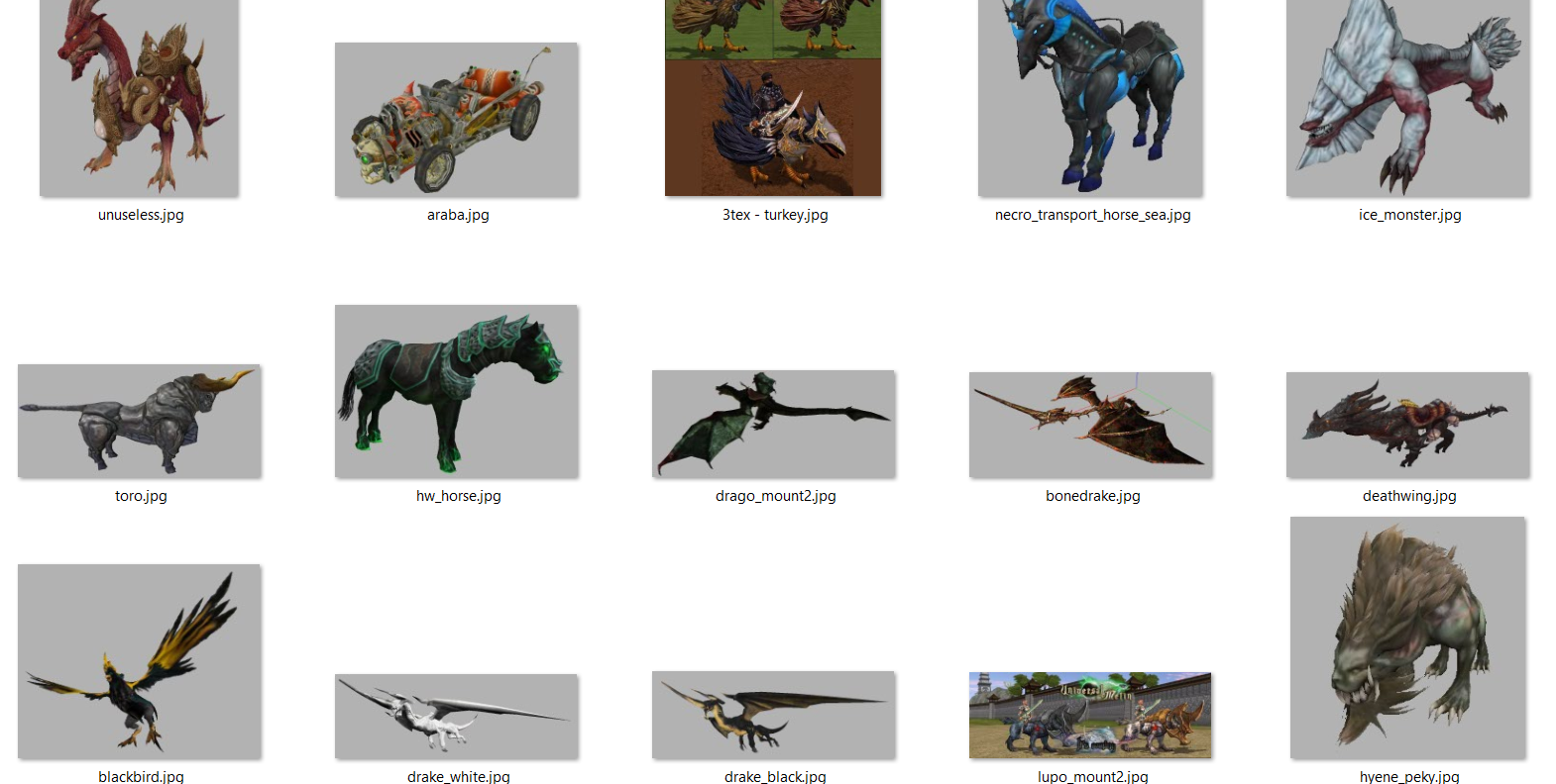 [Mega-Pack] Diverse Mount-uri - Mesaj 1 - Imagine 1